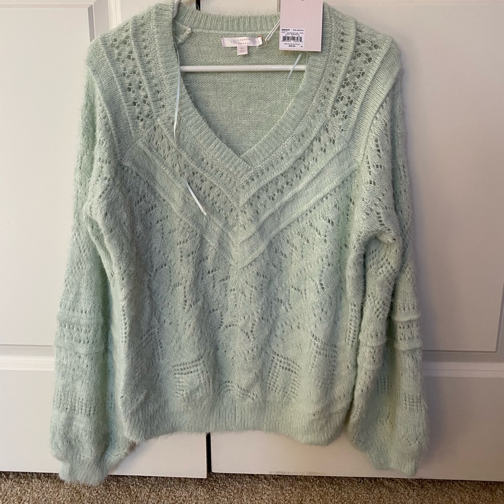 Mint green Lauren Conrad sweater
